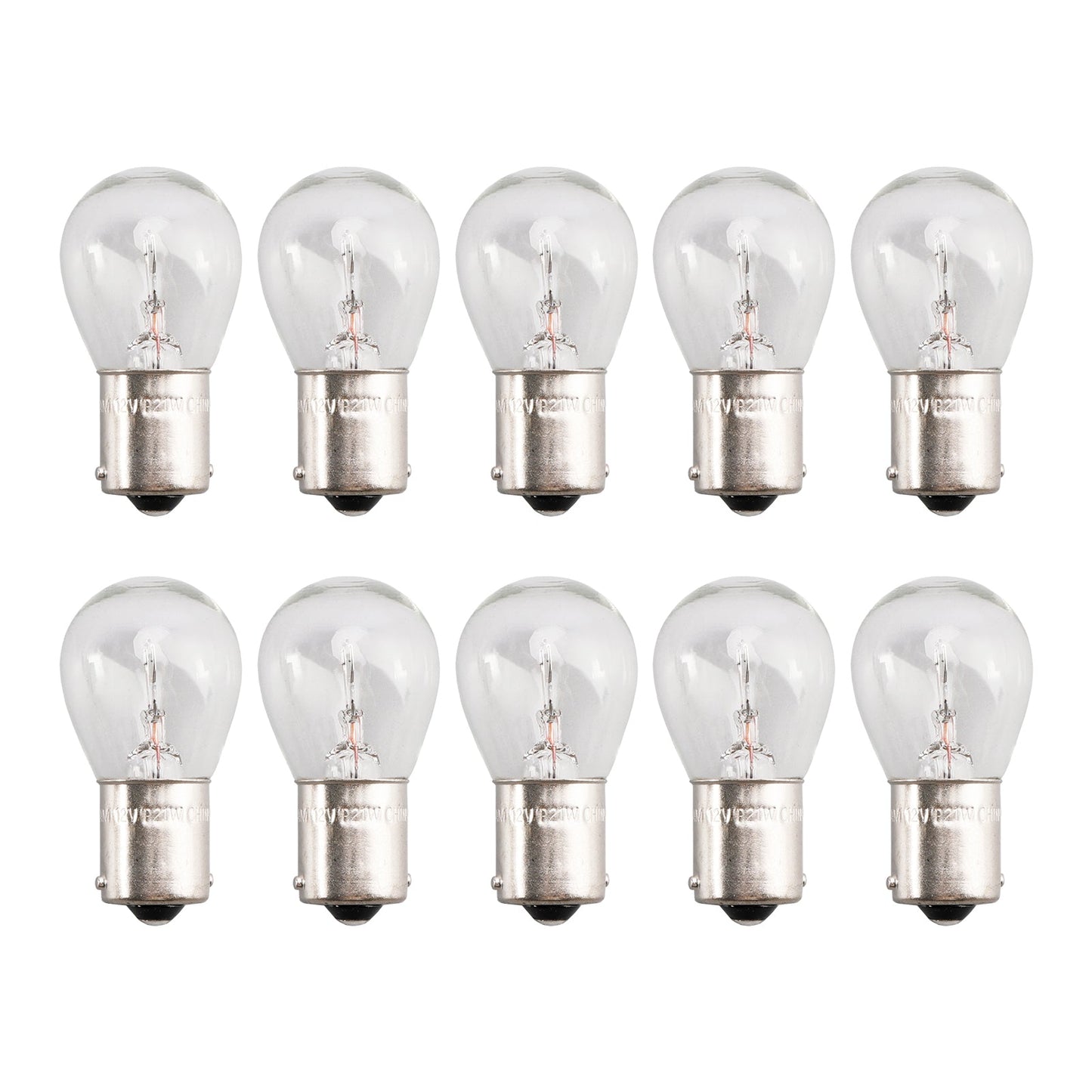 10PCS Car Light Tubular Lamp bulb P21W BA15S 7506 12V 21W For OSRAM