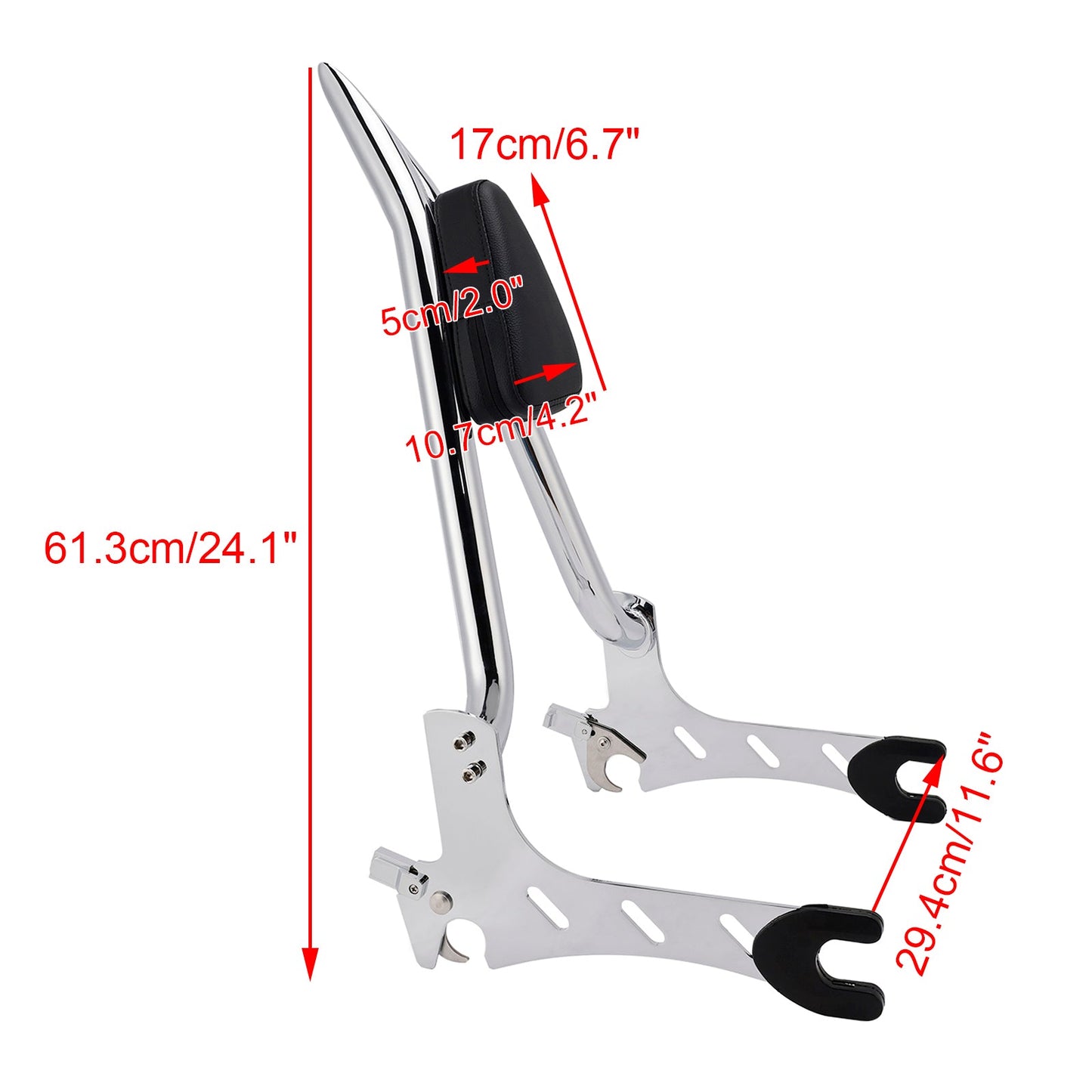 2016-2022 Chieftain Dark Horse Passenger Sissy Bar Backrest