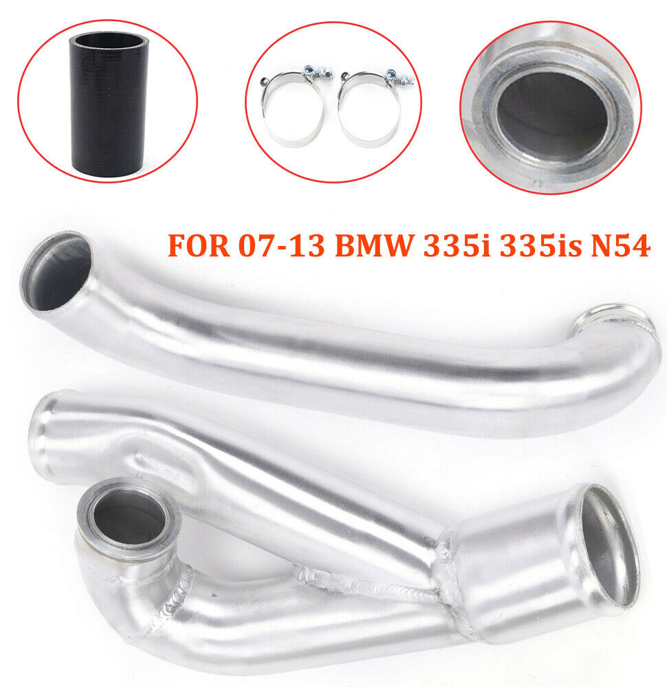 Turbo Outlet Charge Pipe Upgrade Kit For 07-13 BMW 335i 335is N54 Aluminum
