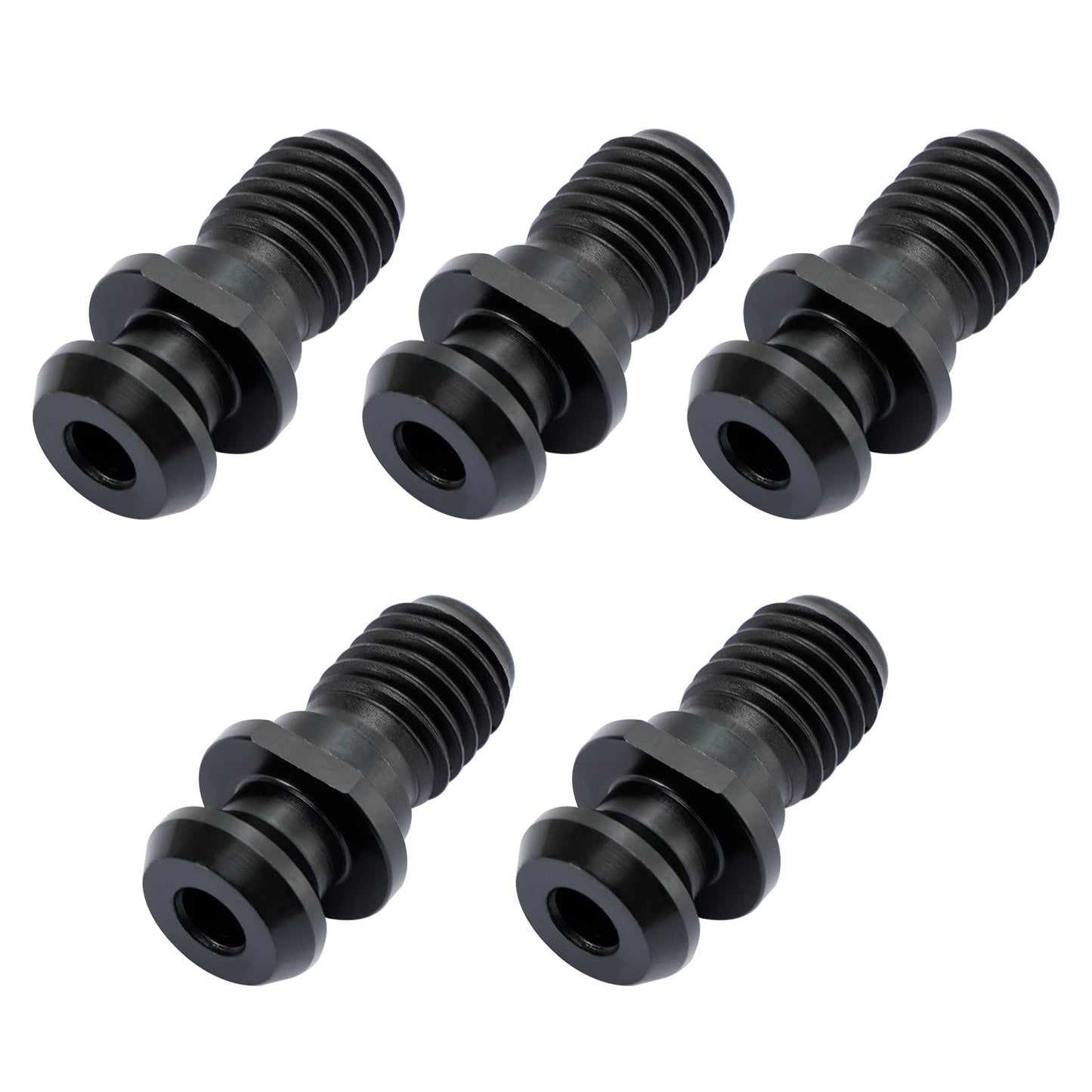 5 Pcs CAT40 45° 0.740" Pull Stud Retention Knob Fits Mazak Fadal CNC Black