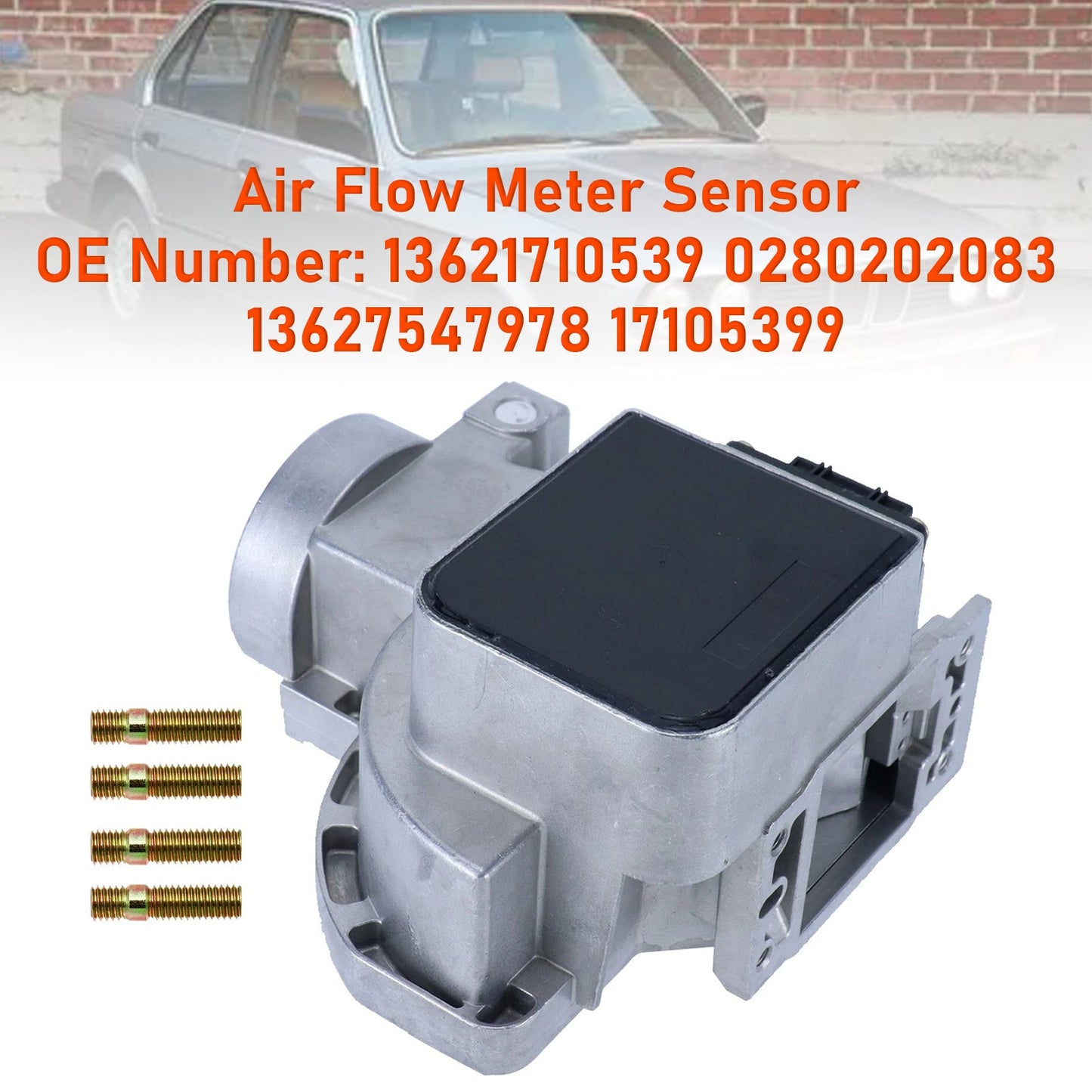 09/1981-12/1987 BMW E34 520i 2.0 95 kW / 129 PS Air Flow Meter Sensor 0280202083 17105399