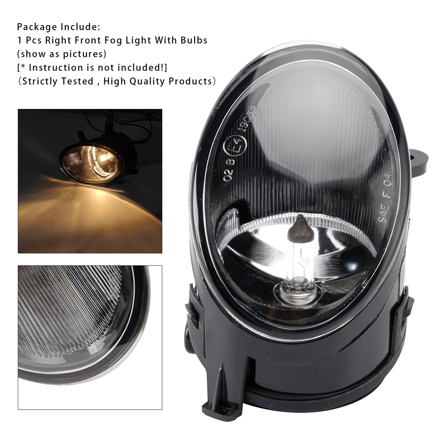 2005 2006 2007 2008 Audi A6 C6 1 Pcs Right Front Bumper Fog Light