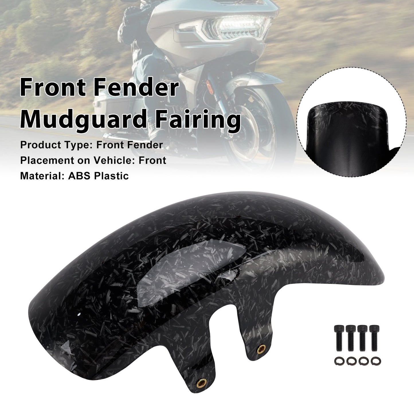 2023-2025 Touring CVO Road Glide / Street Glide Front Fender Mudguard Fairing