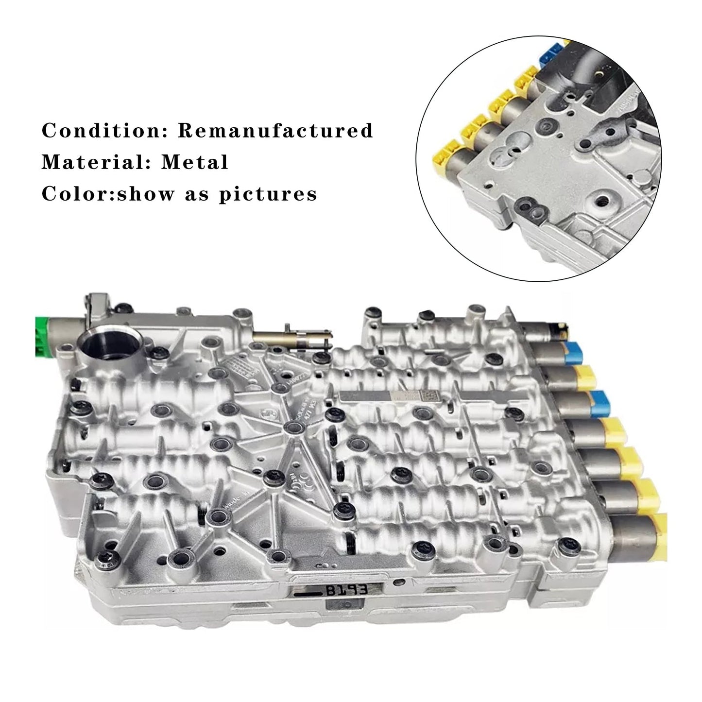 Audi A8 0D5 8HP65 Automatic Transmission Solenoid Valve Body