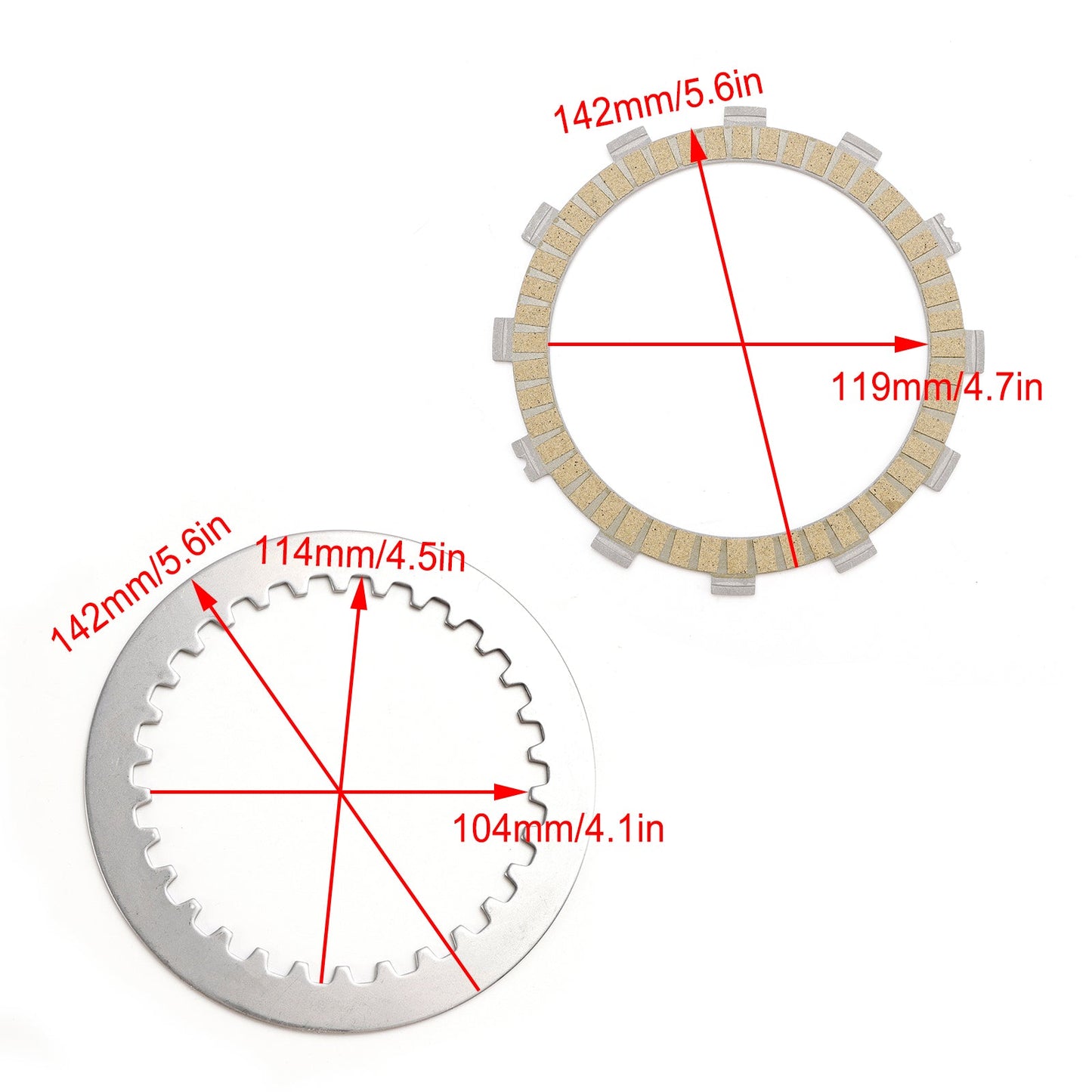 Clutch Friction Plates And Gasket Kit for Yamaha MT-07 XSR700 Tenere 700 16-24