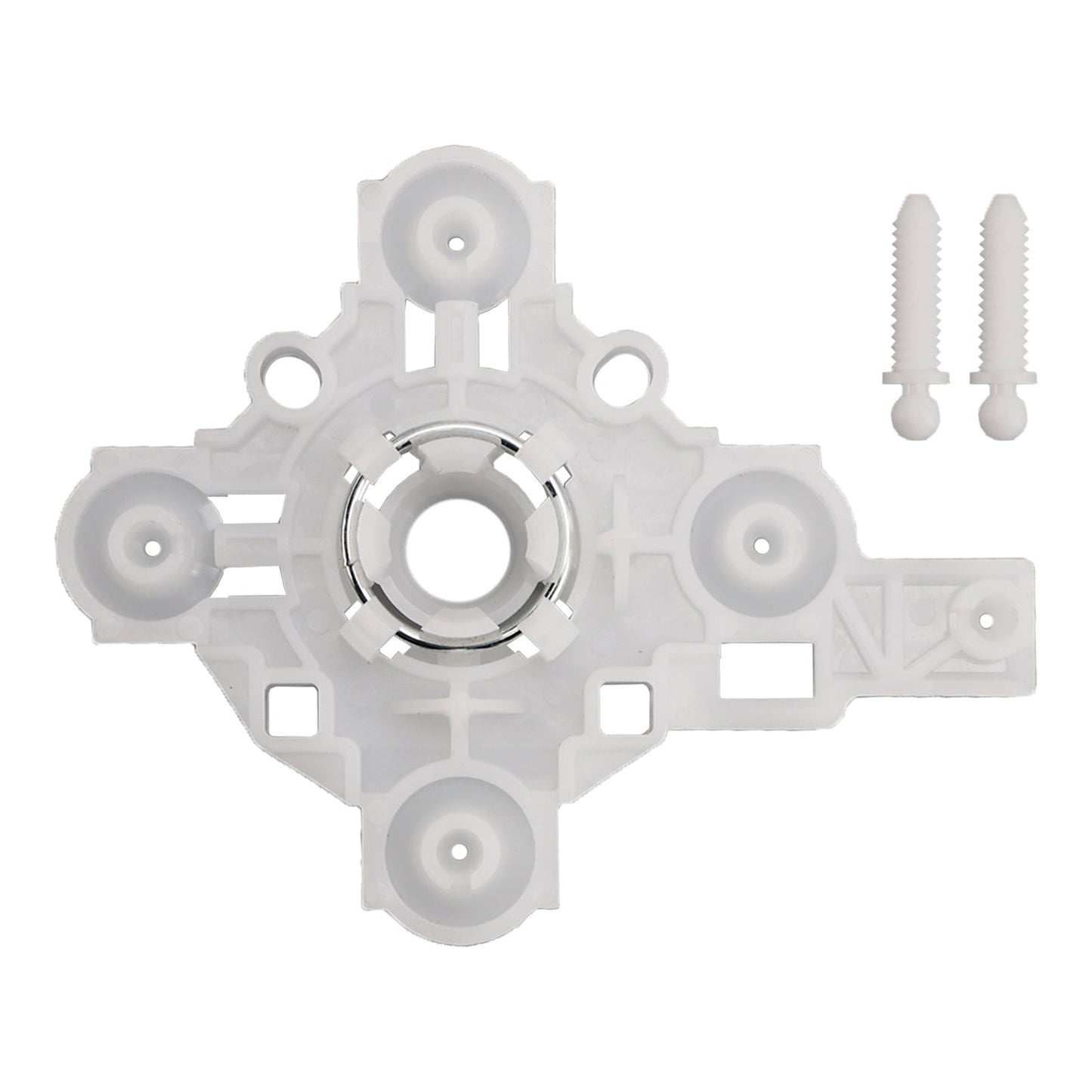 Left Car Side Mirror Glass Lens White Plastic Bracket Clip Holder for Honda