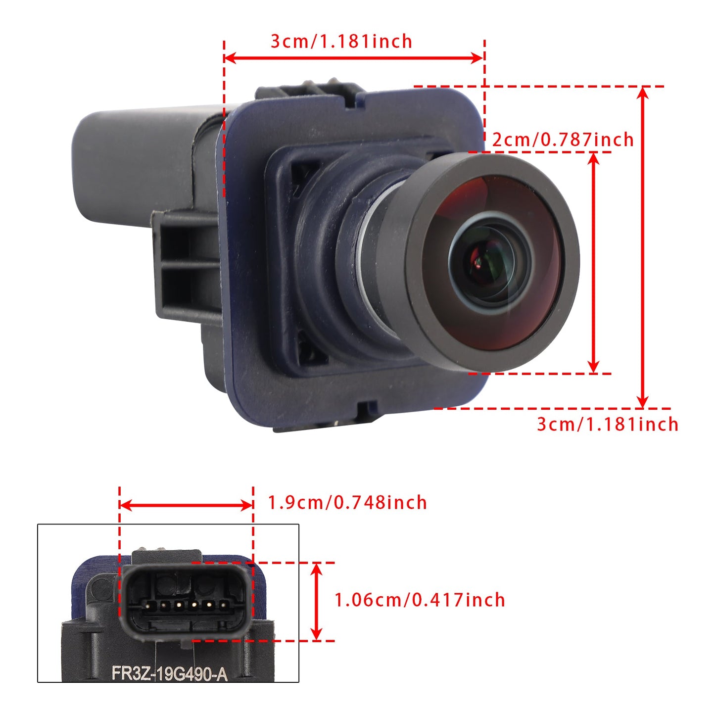 2015-2020 Ford Mustang Rear Reverse Backup Camera Park Assist FR3Z-19G490-A