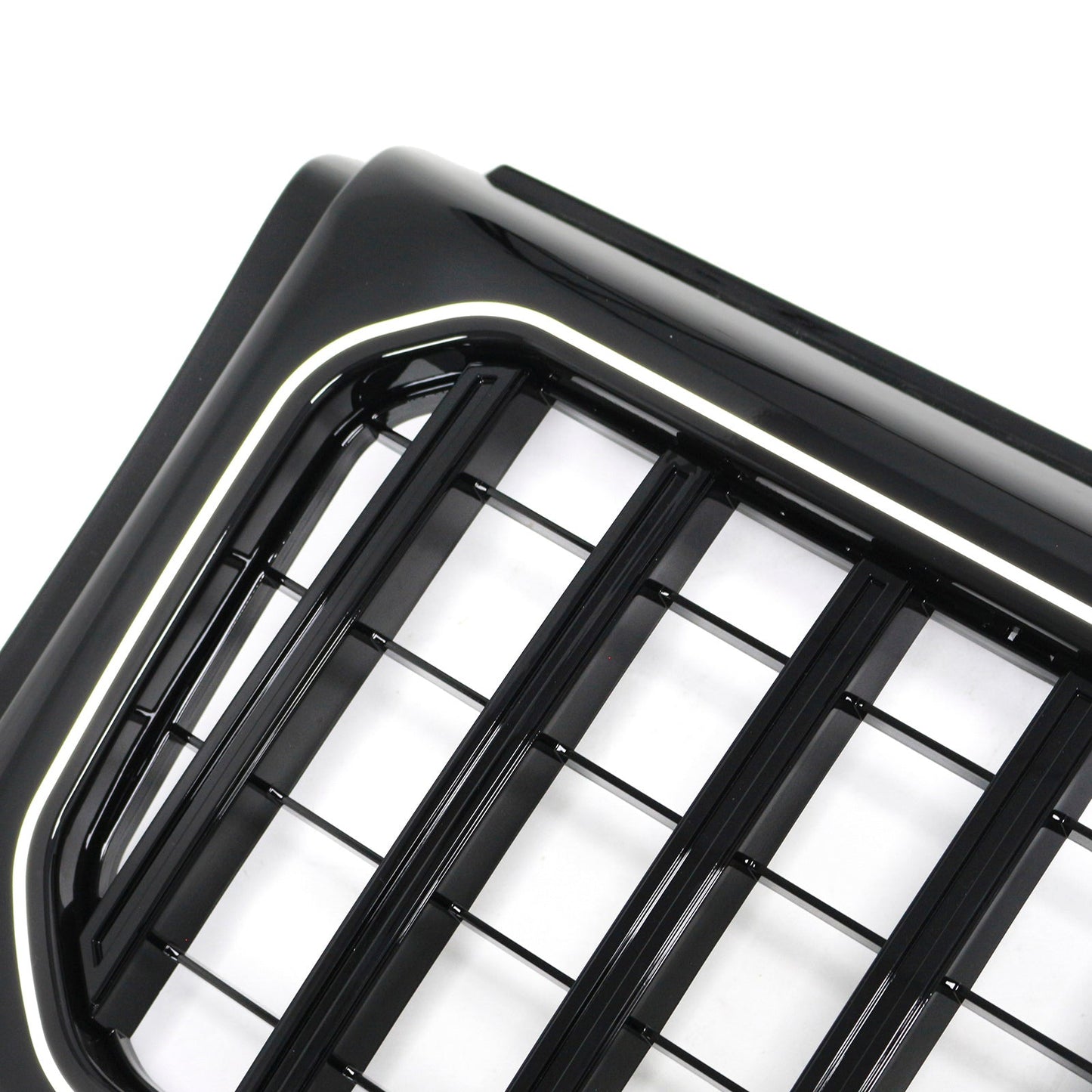 1990-2018 Mercedes Benz G-Class W463 With Camera Hole Gloss Black Front Bumper Grill Grille