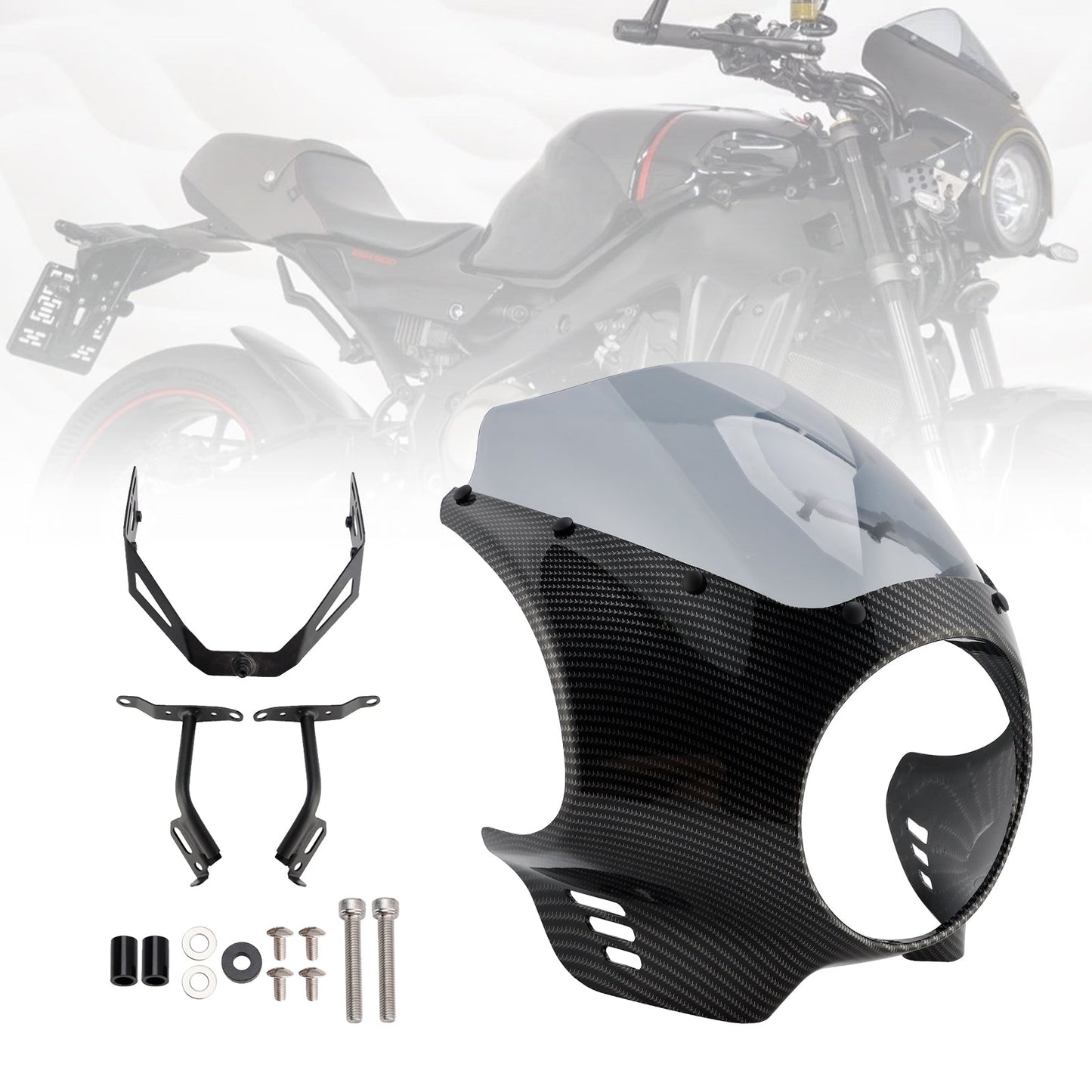 2022-2025 Yamaha XSR900 Headlight Fairing Windshield WindScreen