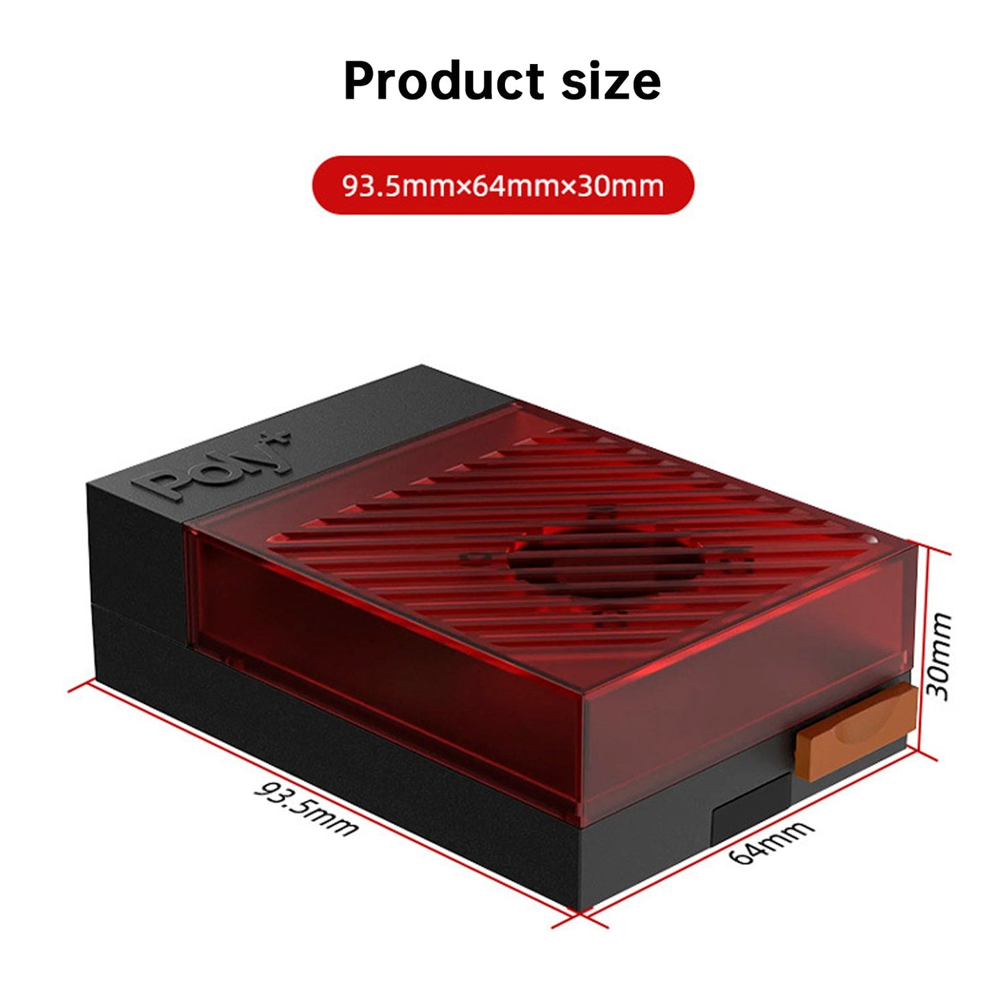Raspberry Pi 5 POLY5+ Case Argon POLY 5+ Box Compatible with PWM Cooling Fan ABS