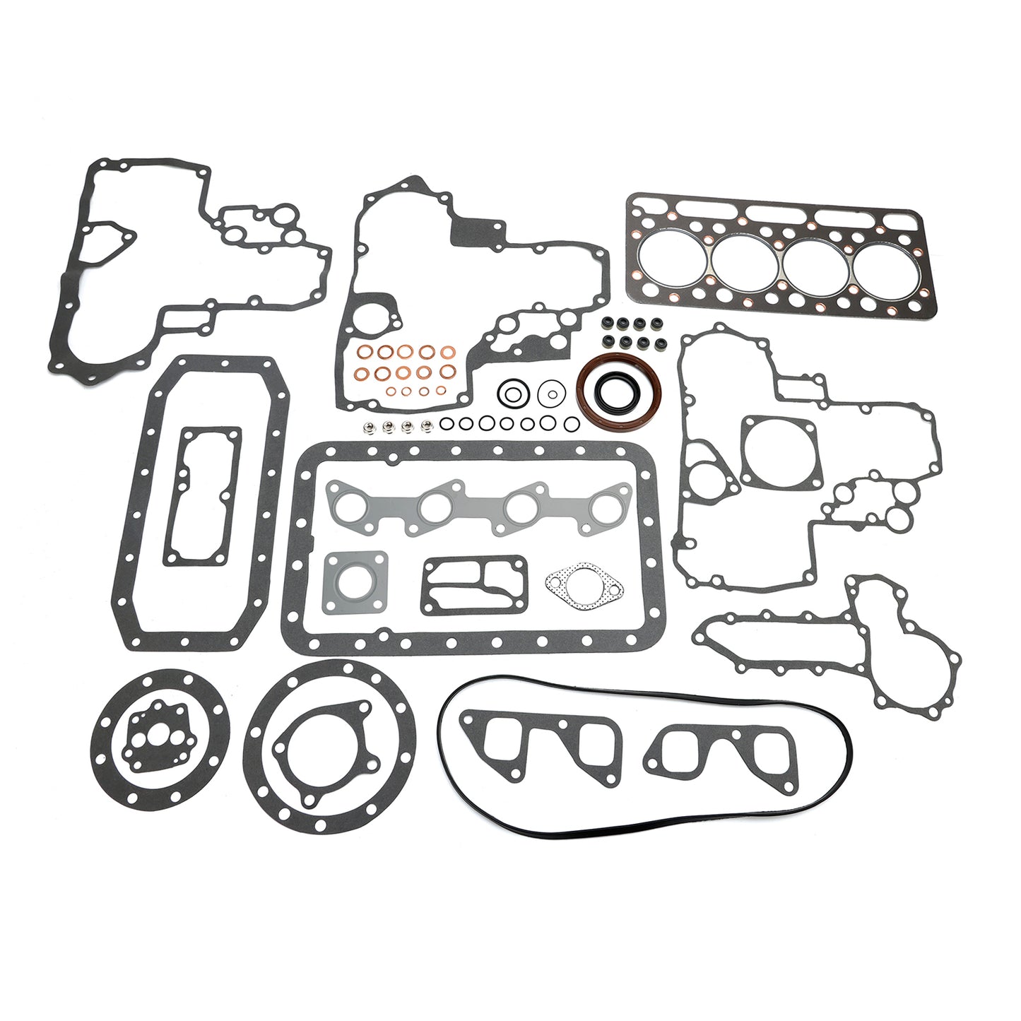 Complete Cylinder Head & Full Gasket Kit Compatible With Kubota V1902 Engine