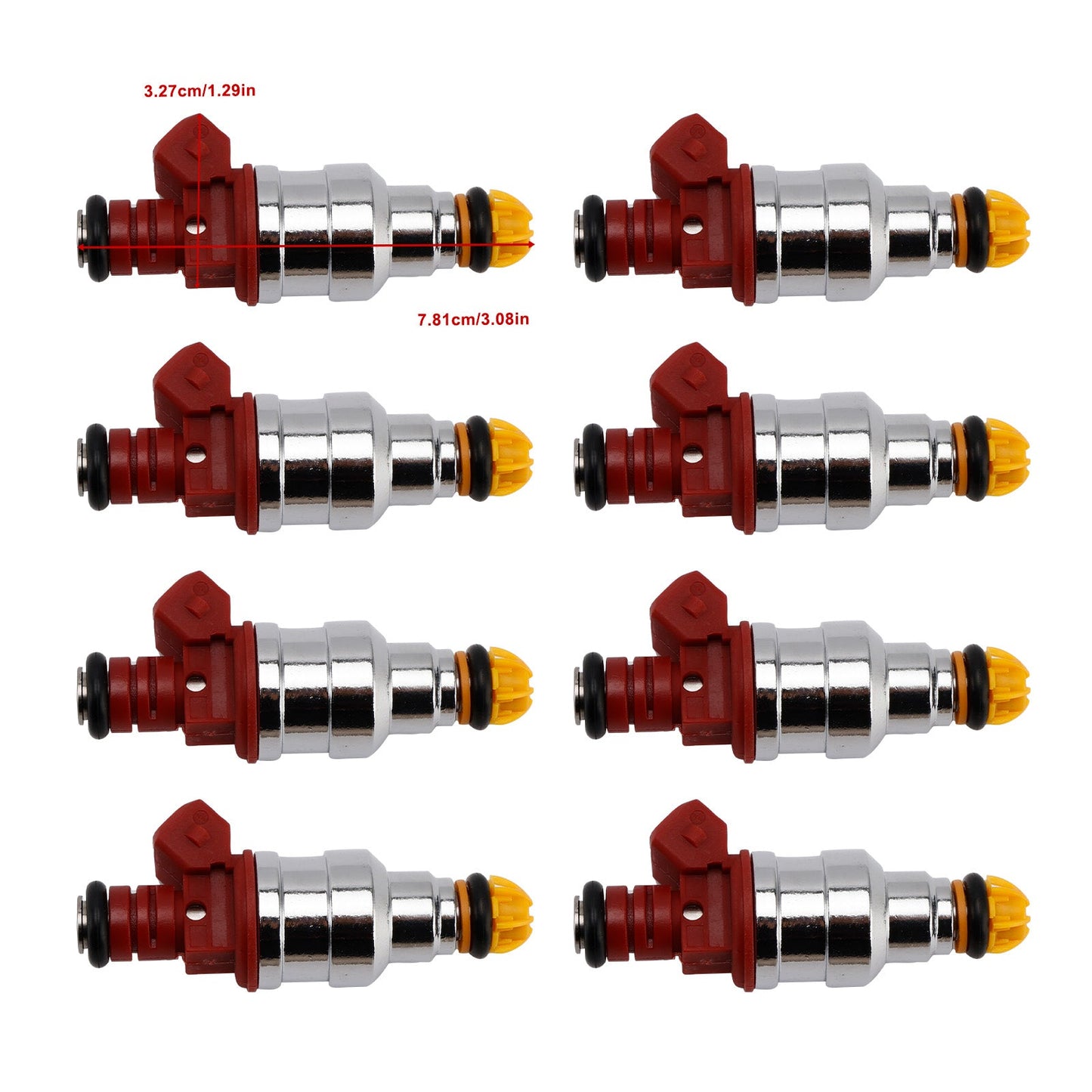 1996-1998 BMW 740il 840ci 4.4L V8 0280150778 8PCS Fuel Injector