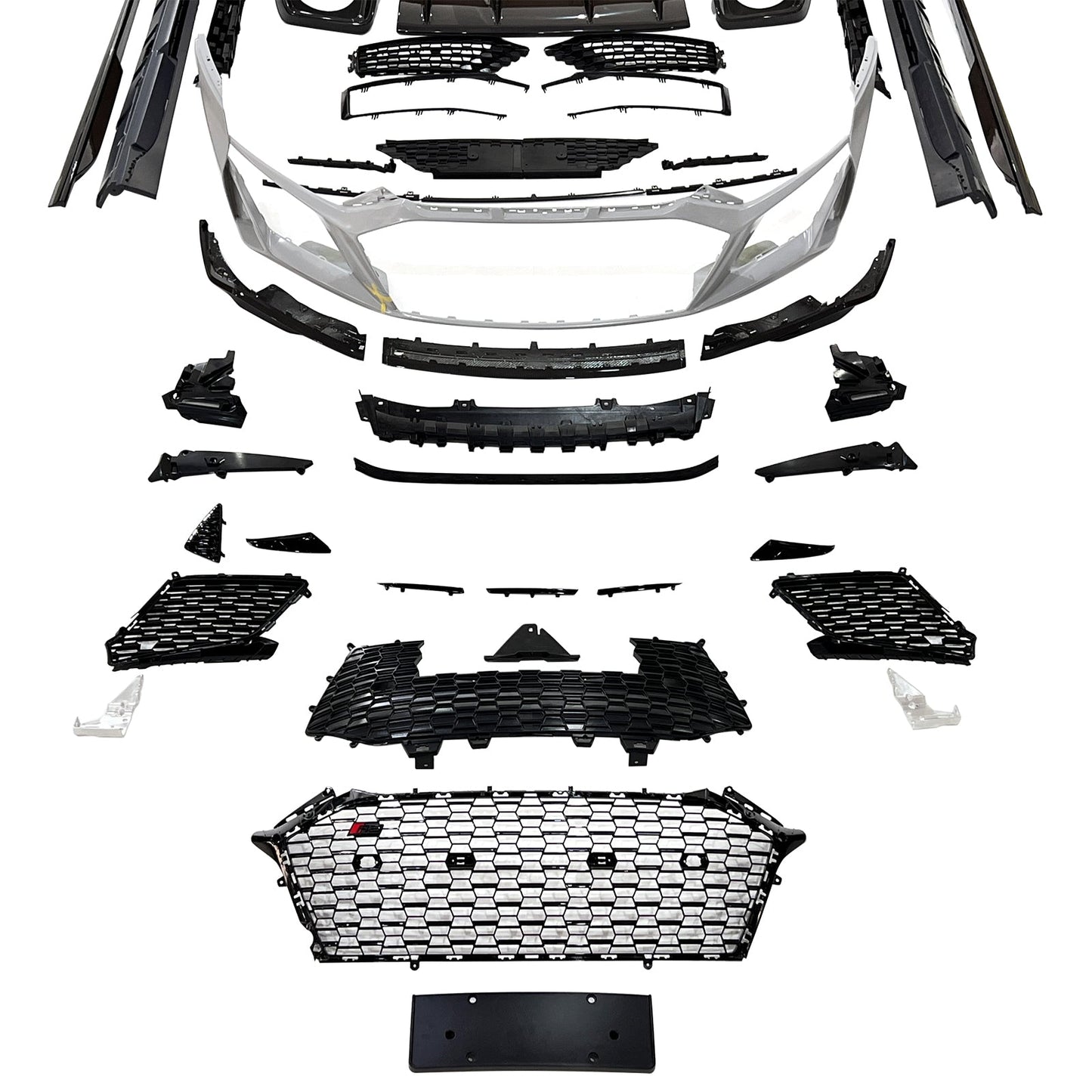 Fit AUDI R8 4S 2016-2020 Upgrade 2021-2024 Carbon Fiber Body Kit Bumper