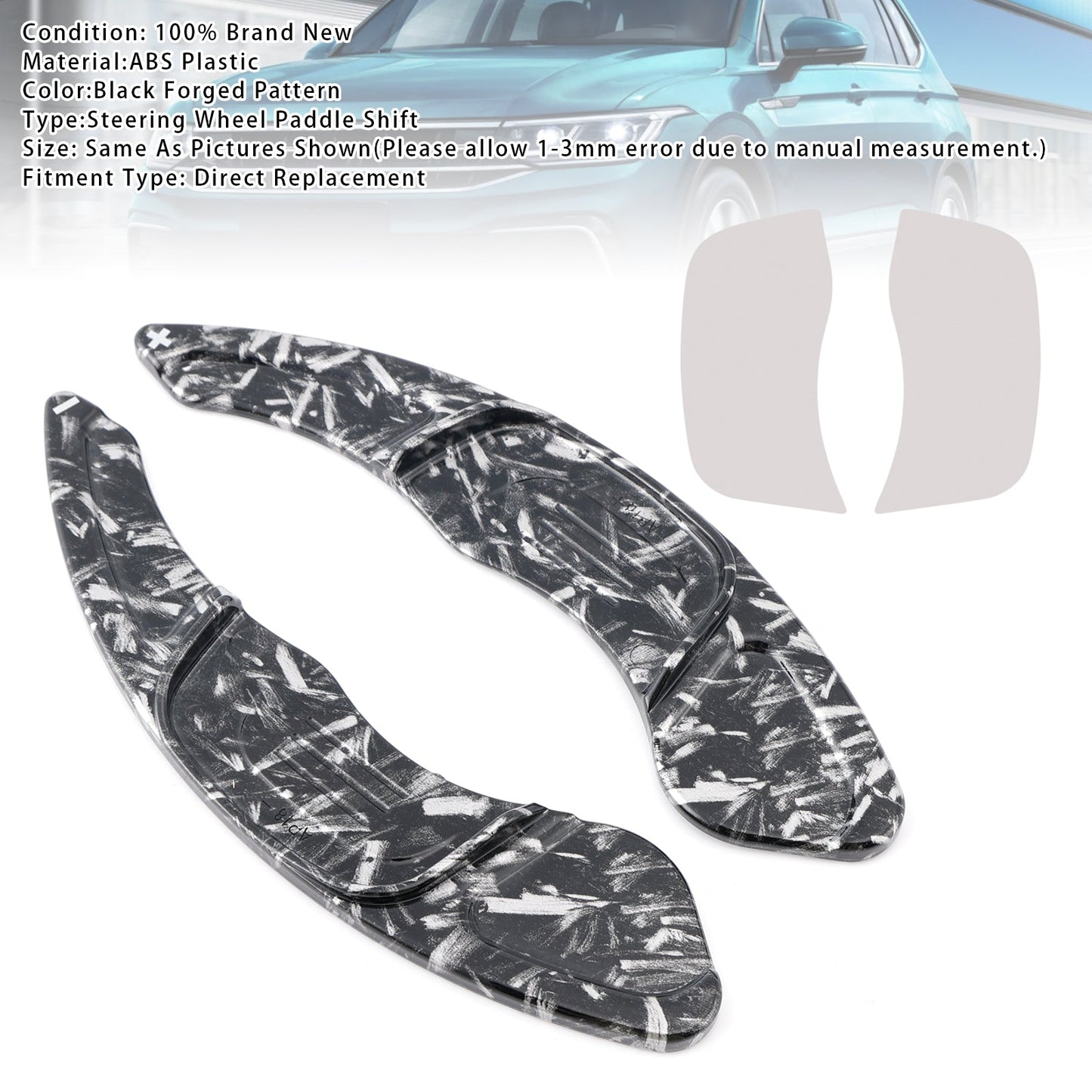 Steering Wheel Paddle Shifter Extension For VW Golf 7 T-ROC