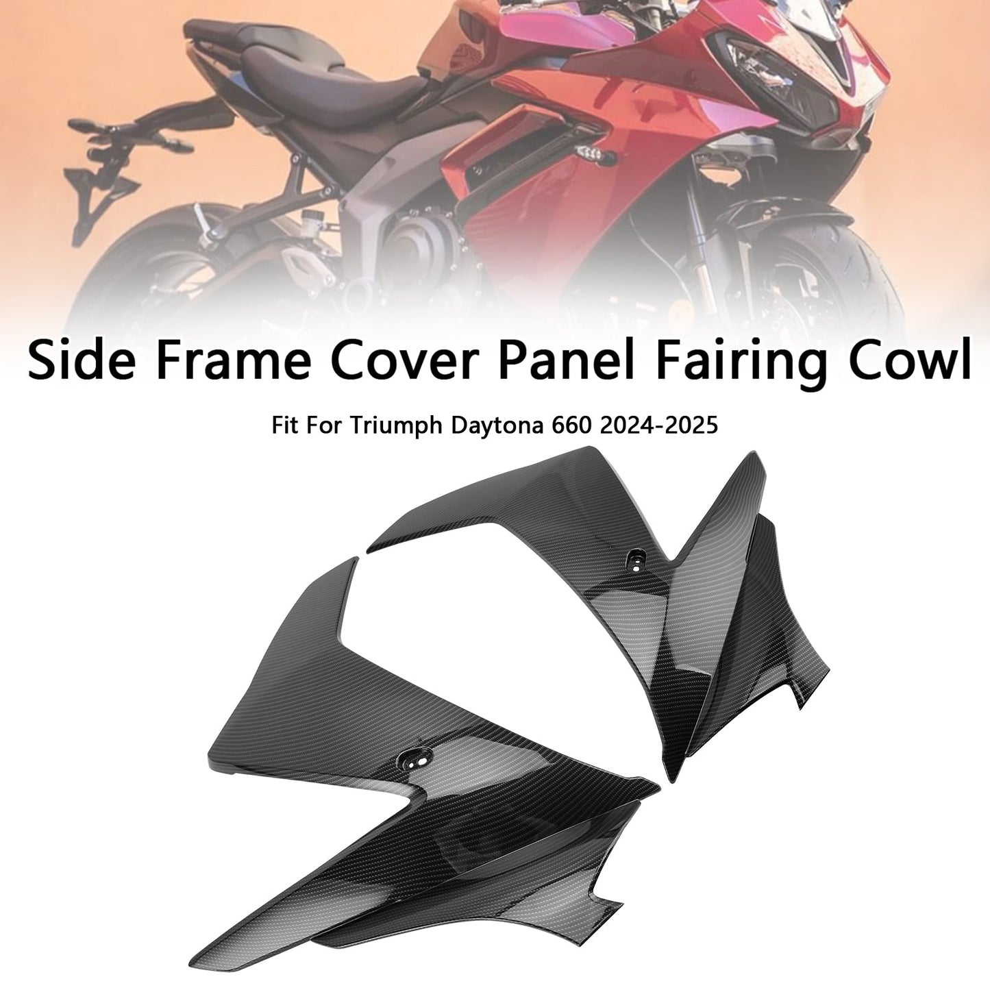 2024-2025 Daytona 660 Side Frame Cover Panel Fairing Cowl