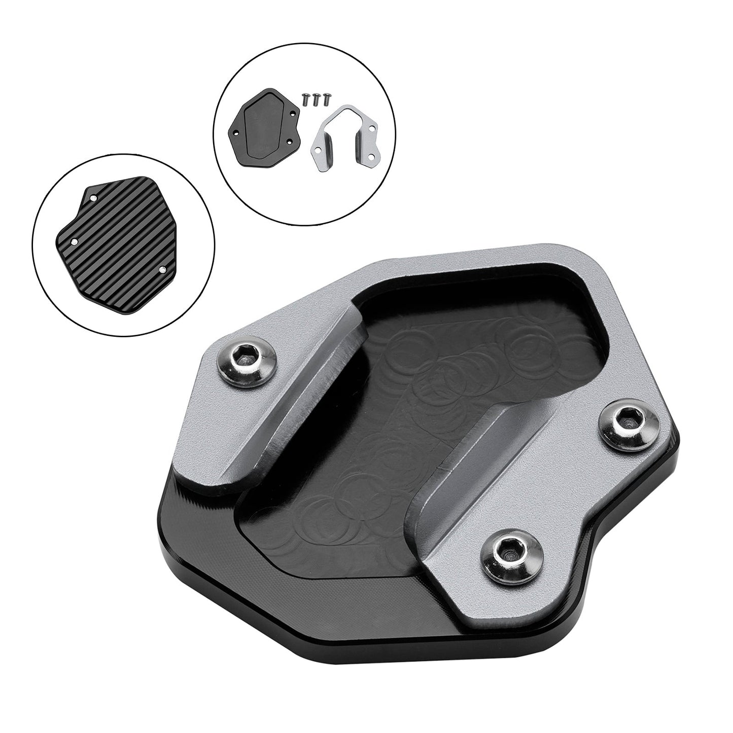 Kickstand Enlarge Plate Pad fit for TIGER 800/XC/XCA/XR/XRT 2010-2020 XCX 18-20