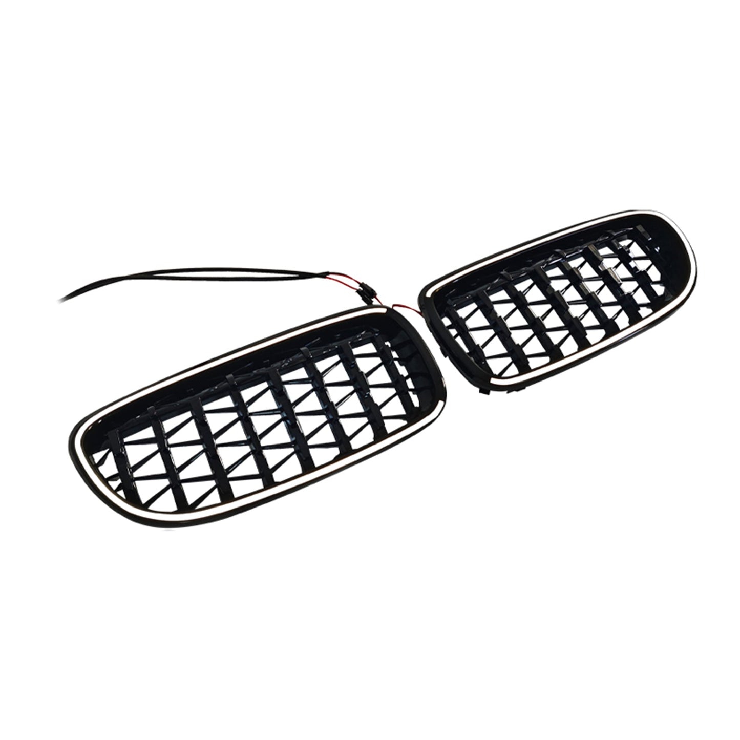 2009-2011 Fit BMW 3 Series E90/E91 LCI Diamond Front Kidney Grill Grille