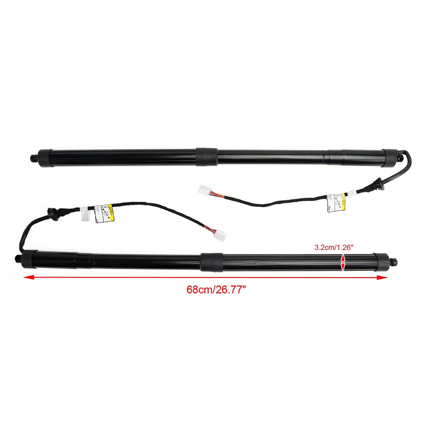 2018-2019 Lexus RX 450h BASE (VIN starts with JTJB) 2PCS Rear Tailgate Support Struts 6892048031 6891048071