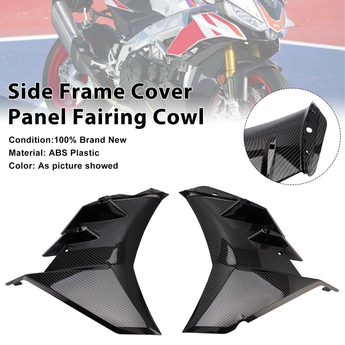 Side Frame Cover Panel Fairing Cowl For Aprilia RSV4 2021-2024