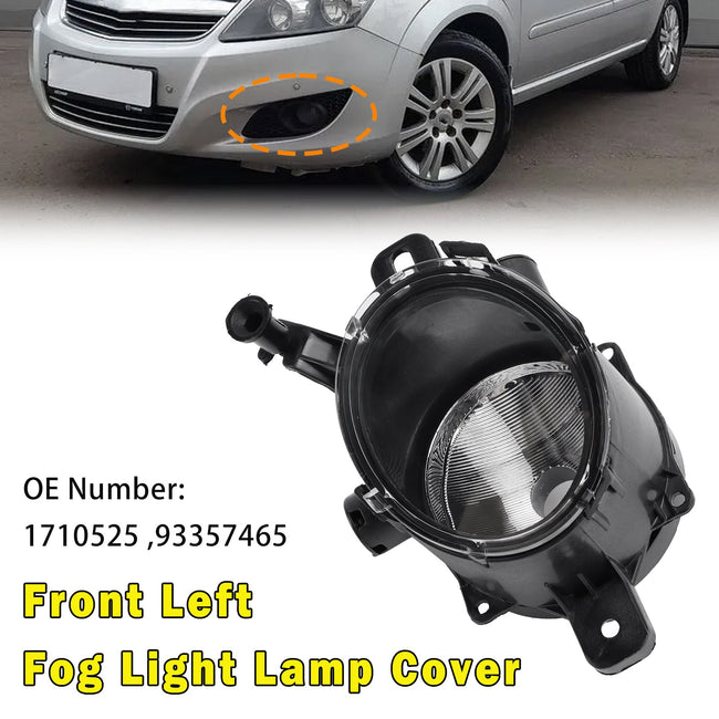 Front Left Fog Light Lamp Cover 1710525 93357465 For Opel Zafira B (A05) 2008-2011