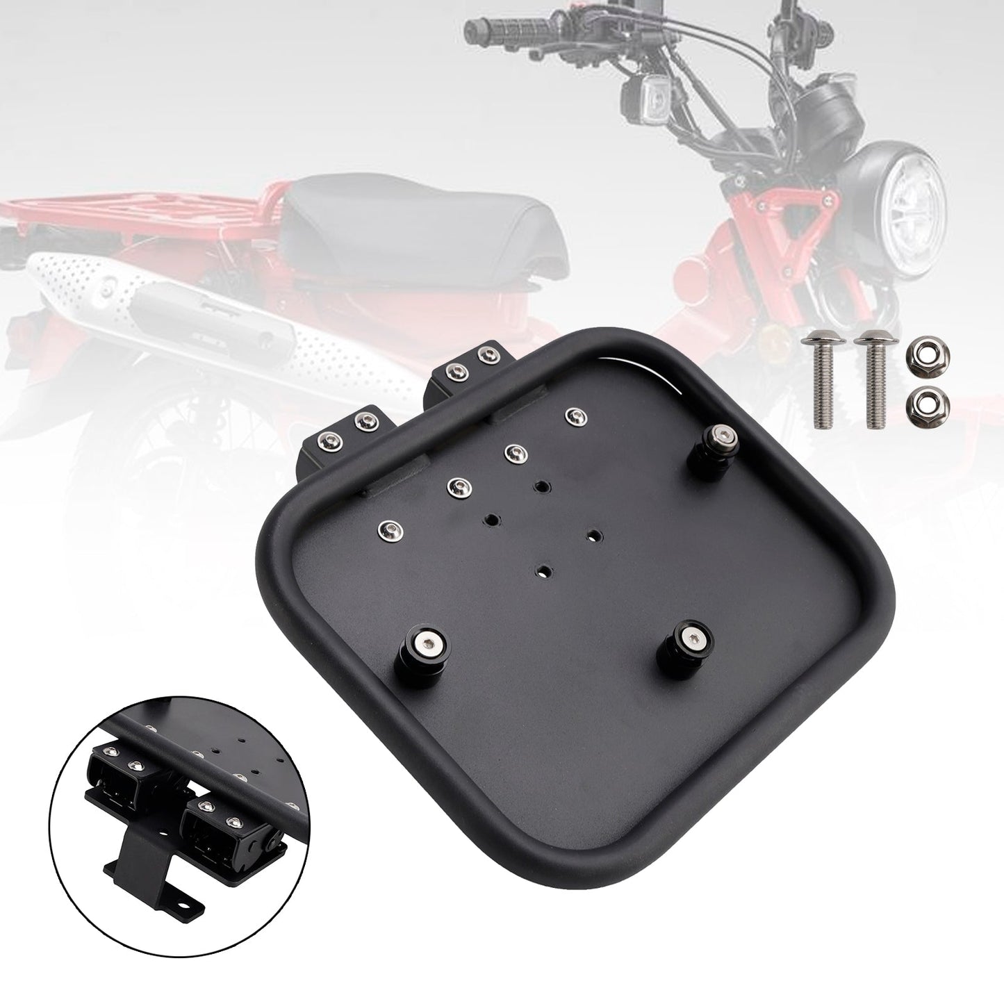 2020-2024 Honda Ct125 Huntercub 125 Saddlebag Support Mounting Bracket Black