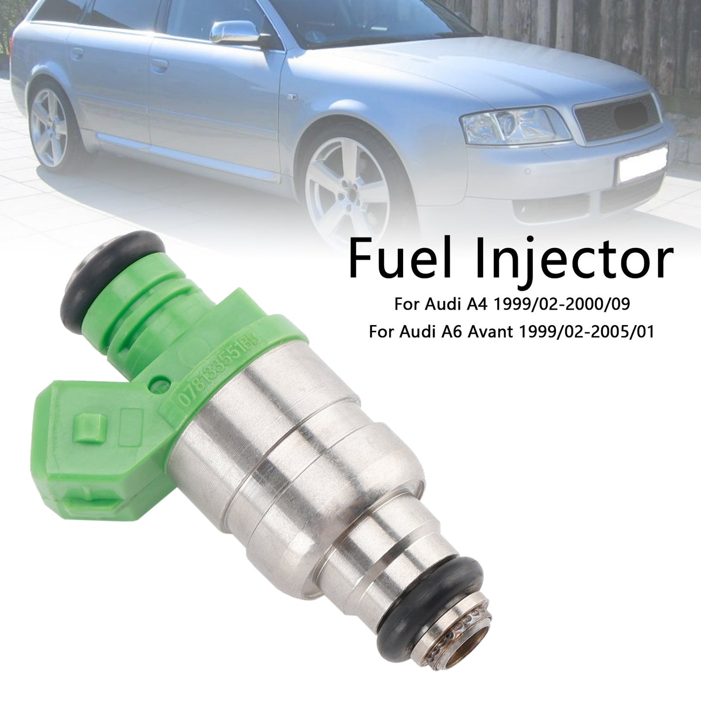 1PCS Fuel Injector 078133551BB Fit Audi A4 S4 A6 S6 Allroad 2.7L