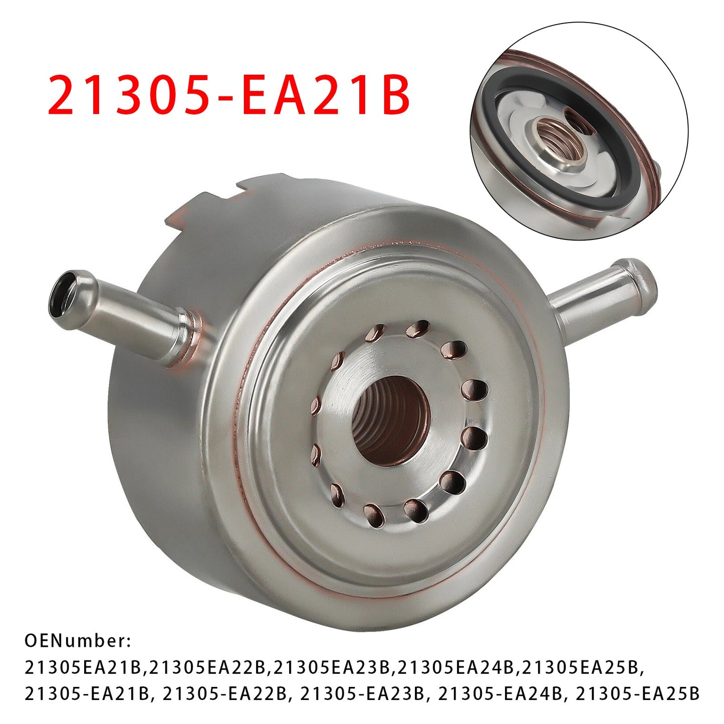 2008-2012 Nissan Pathfinder LE, S, SE, SE Off-Road, SV, Silver Edition|6 Cyl 4.0L VQ40DE Oil Cooler 21305-EA21B 21305EA21B