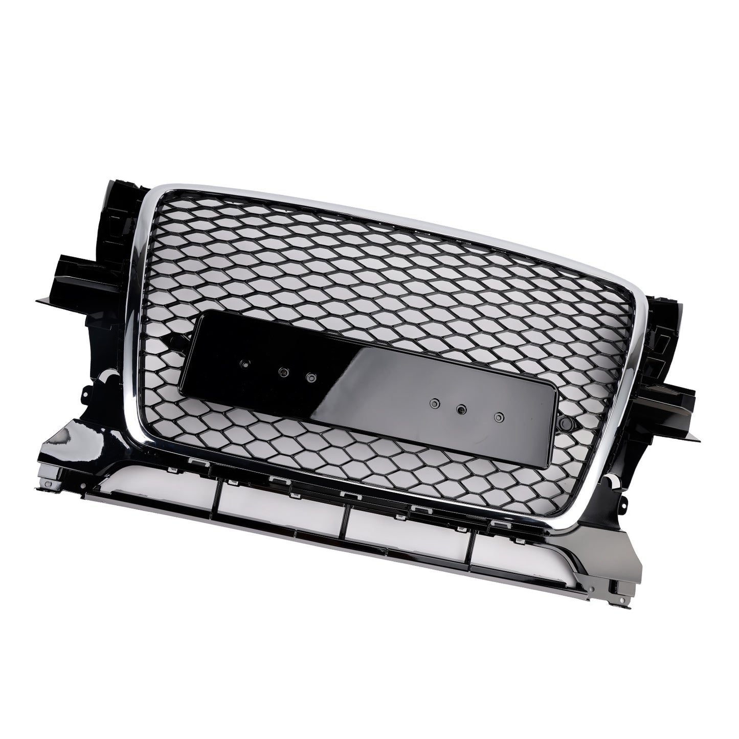 Chrome/Black Front Bumper Grill Grille 8R0853651B Fit Audi Q5 2009-2012