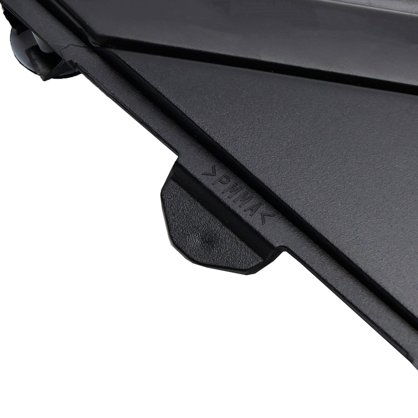 2012-2019 Fiat 500 2X Left+Right Side View Door Mirror Flag Cover Molding Trim