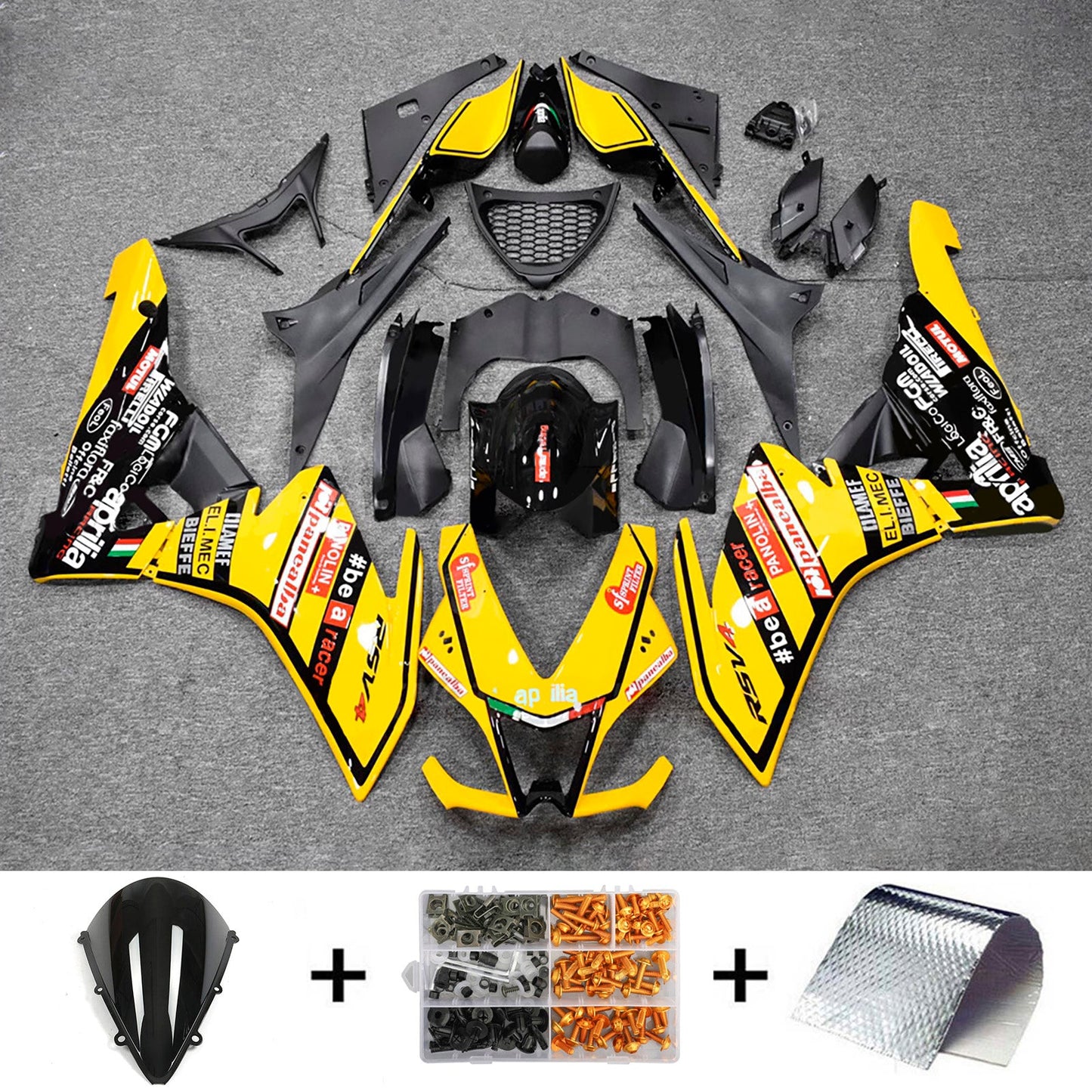 2009-2015 Aprilia RSV4 1000 Injection Fairing Kit Bodywork Plastic ABS