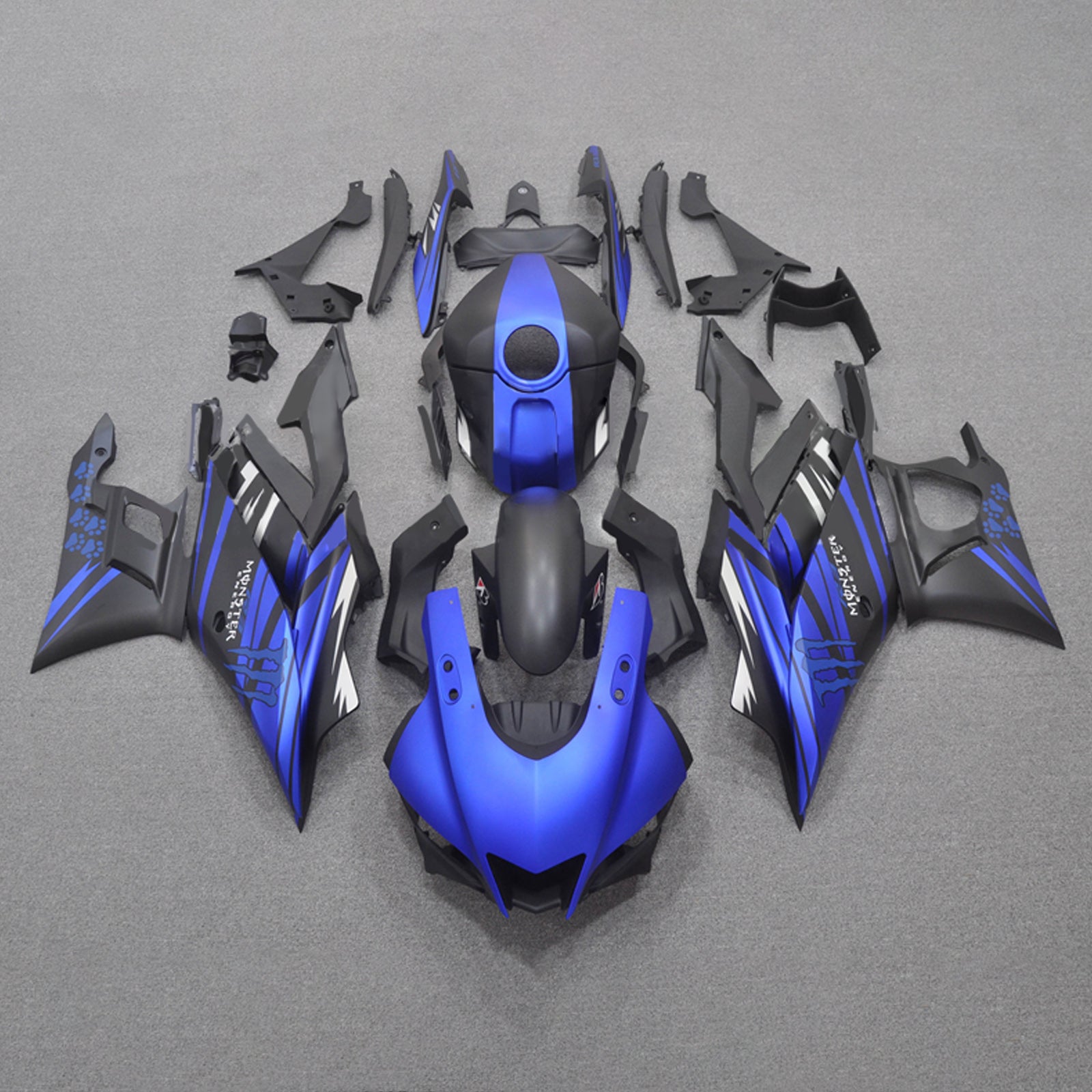 2019-2021 Yamaha YZF-R3 R25 Injection Fairing Kit Bodywork Plastic ABS ...