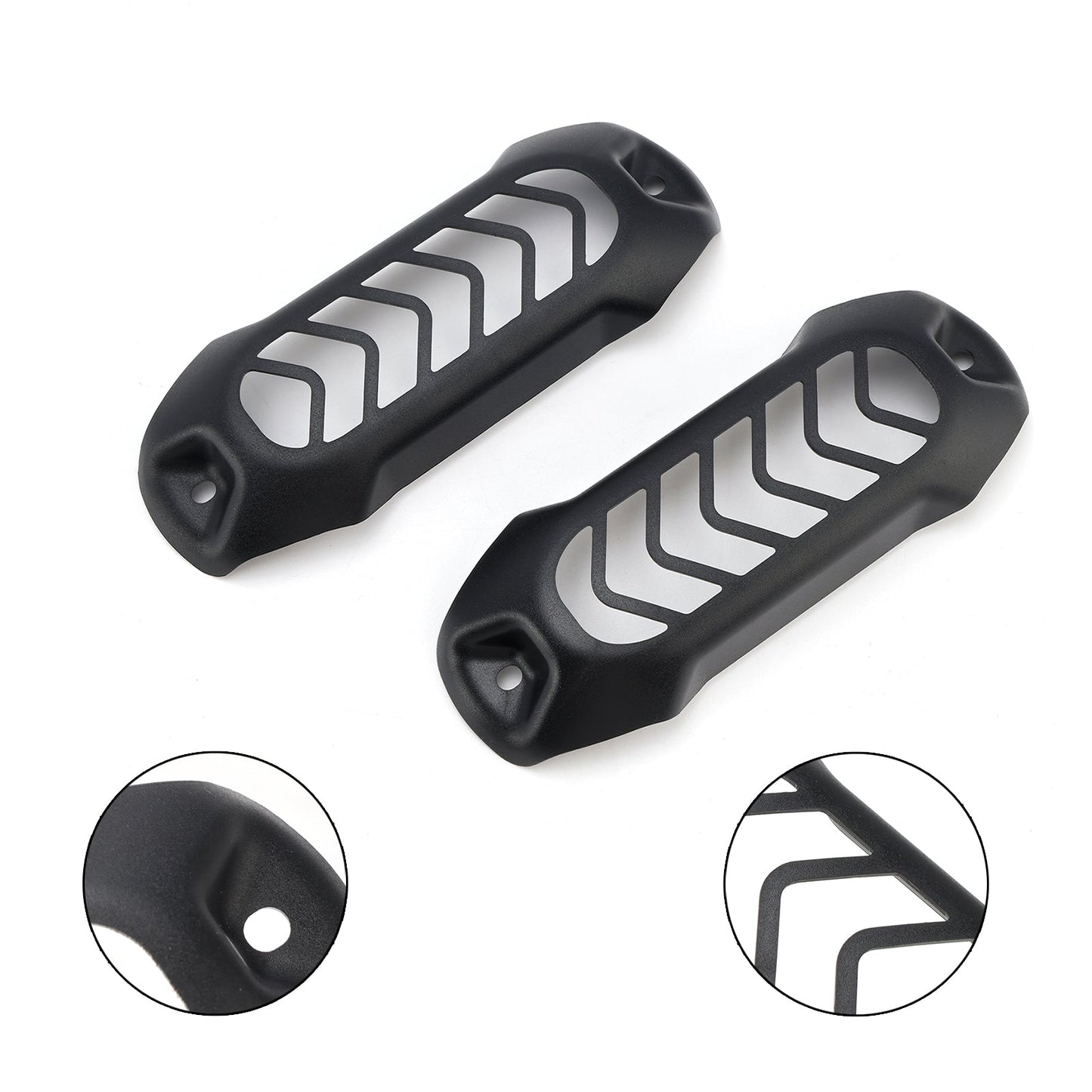 2024-2025 Bmw R1300Gs Adv Led Cover Spot Light Guard Protector Grill Black