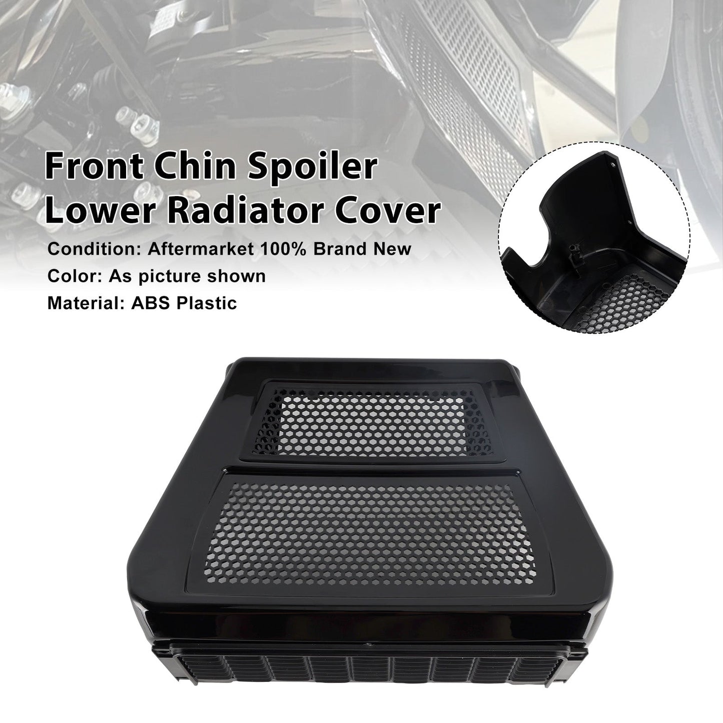 2024-2025 Harley Street Glide FLHX Lower Chin Spoilers Radiator Guard Cover