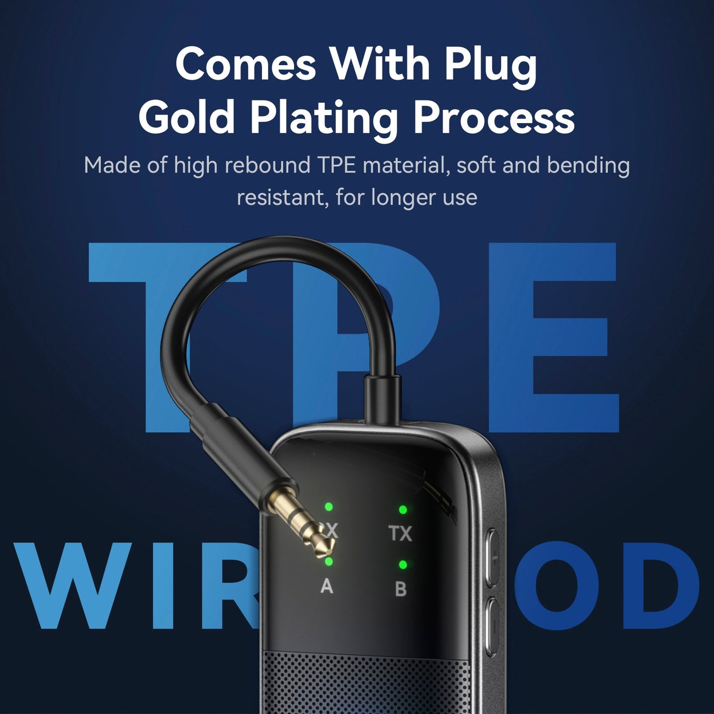 Bluetooth Receiver Transmitter Two-in-One AUX Car Hands-free Adapter Two-to-Two