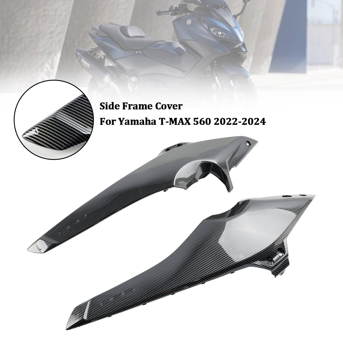 Side Frame Cover Panels Fairing Cowls For Yamaha T-MAX 560 2022-2024