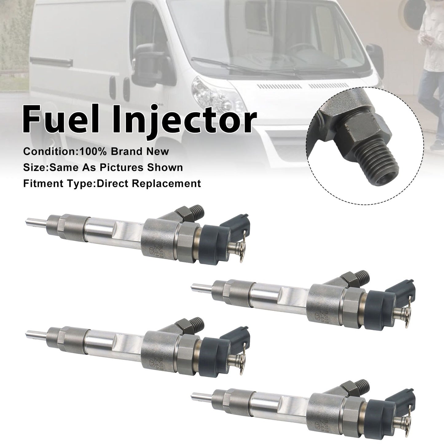 2000-2006 For Citroen Jumper 2.8 HDi Diesel 4PCS Fuel Injector 0445120002