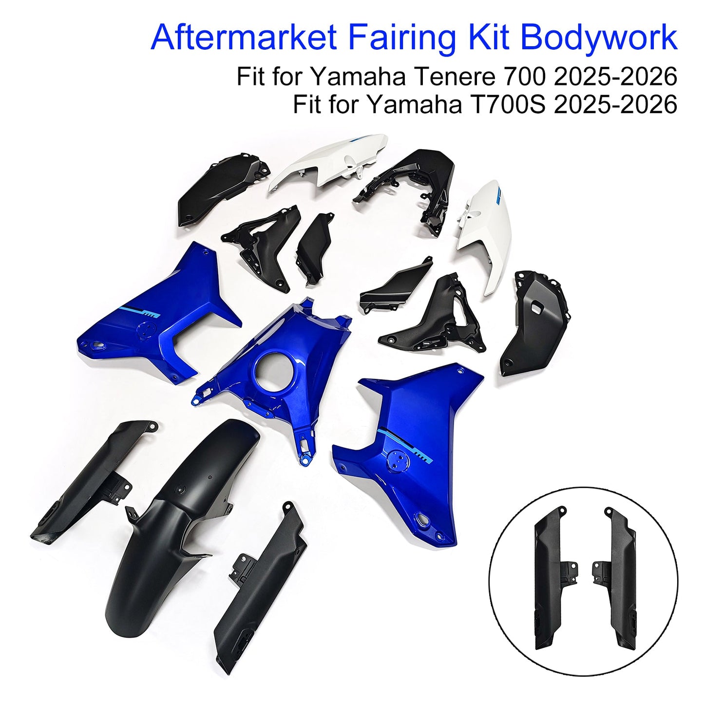 Injection Bodywork Fairing Kit for Yamaha Tenere 700 T700S 2025-2026