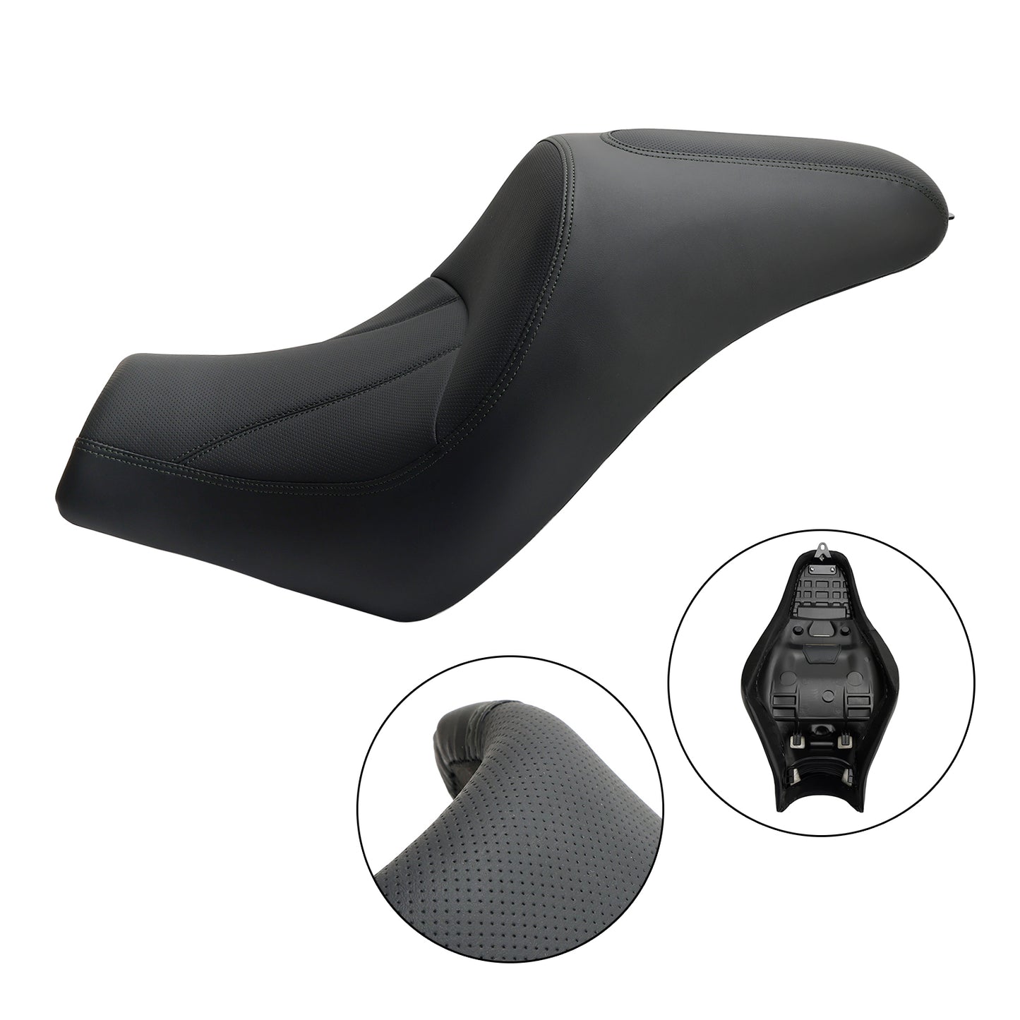 Front Driver Seat Passenger Cushion Pu For Kawasaki Vulcan S Vn En 650 15-23