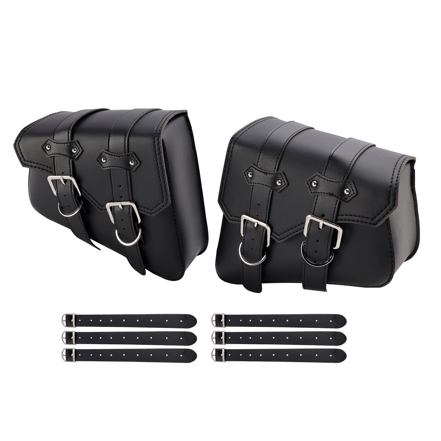 Tail Bag Side Saddlebag Tail Bag Luggage Pouch Storage Black 21L For Motorbike