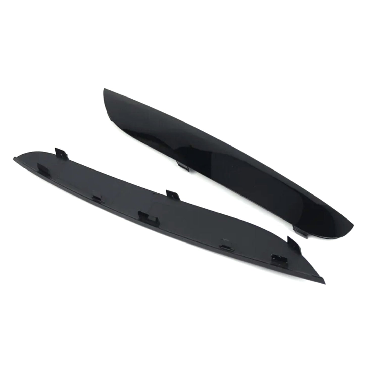 2009-2015 BMW 7 Series F01 F02 2x Front M Sport Bumper Moulding Trims