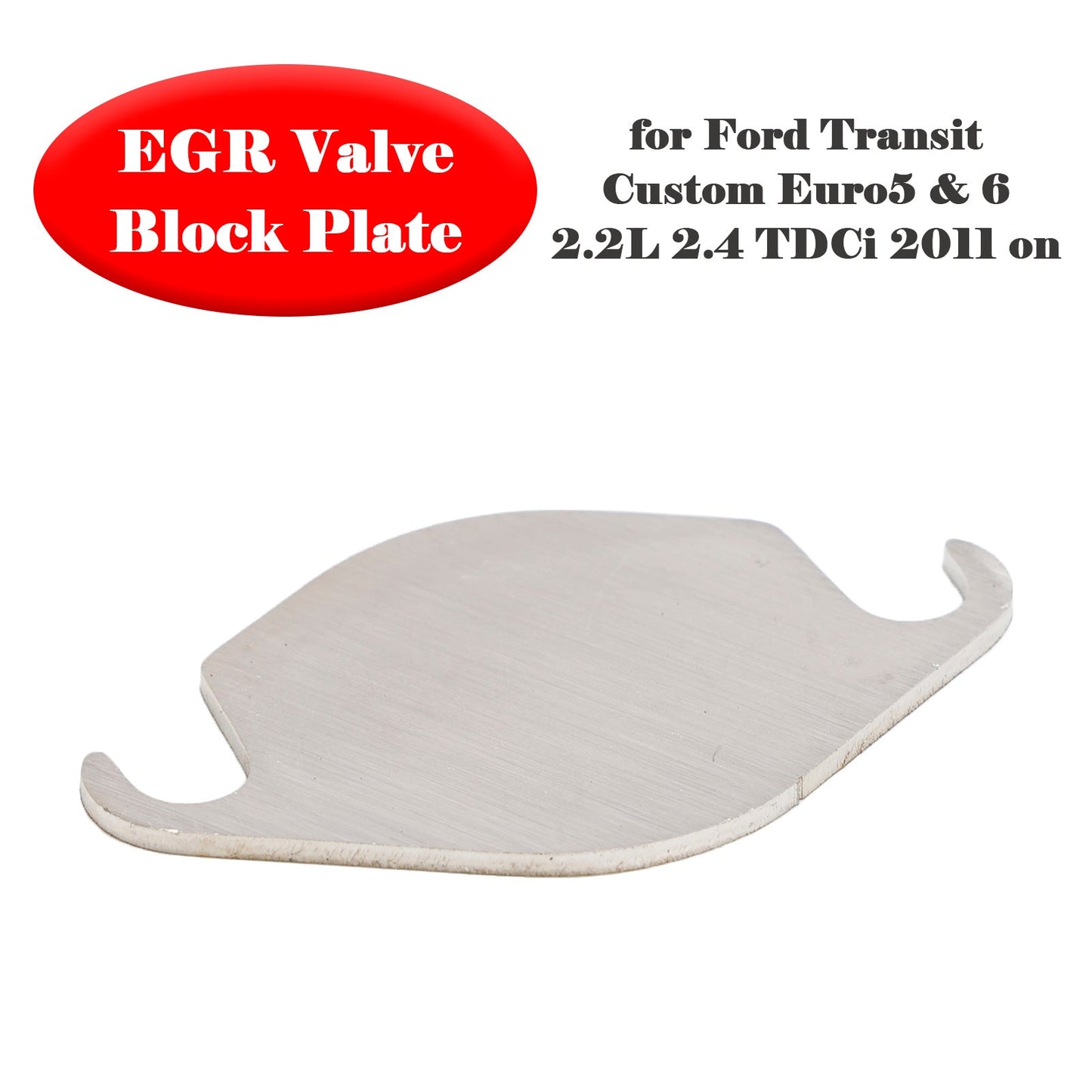 EGR Valve Block Plate for Ford Transit Custom Euro5 & 6 2.2L 2.4 TDCi 2011 on