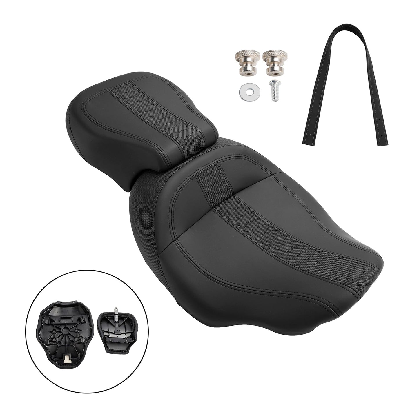 2023-2024 Touring Cvo Glide Rider Passenger Seat Front Rear Cushion