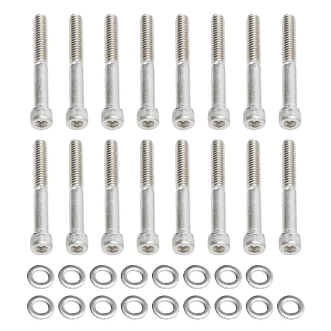 Engine Covers Stainless UNC Allen screw kit 59pcs For Sportster XL 2004-up