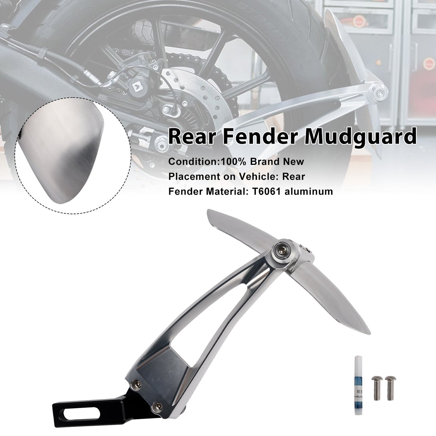 2017-2025 Triumph Bobber Rear Wheel Fender Mudguard