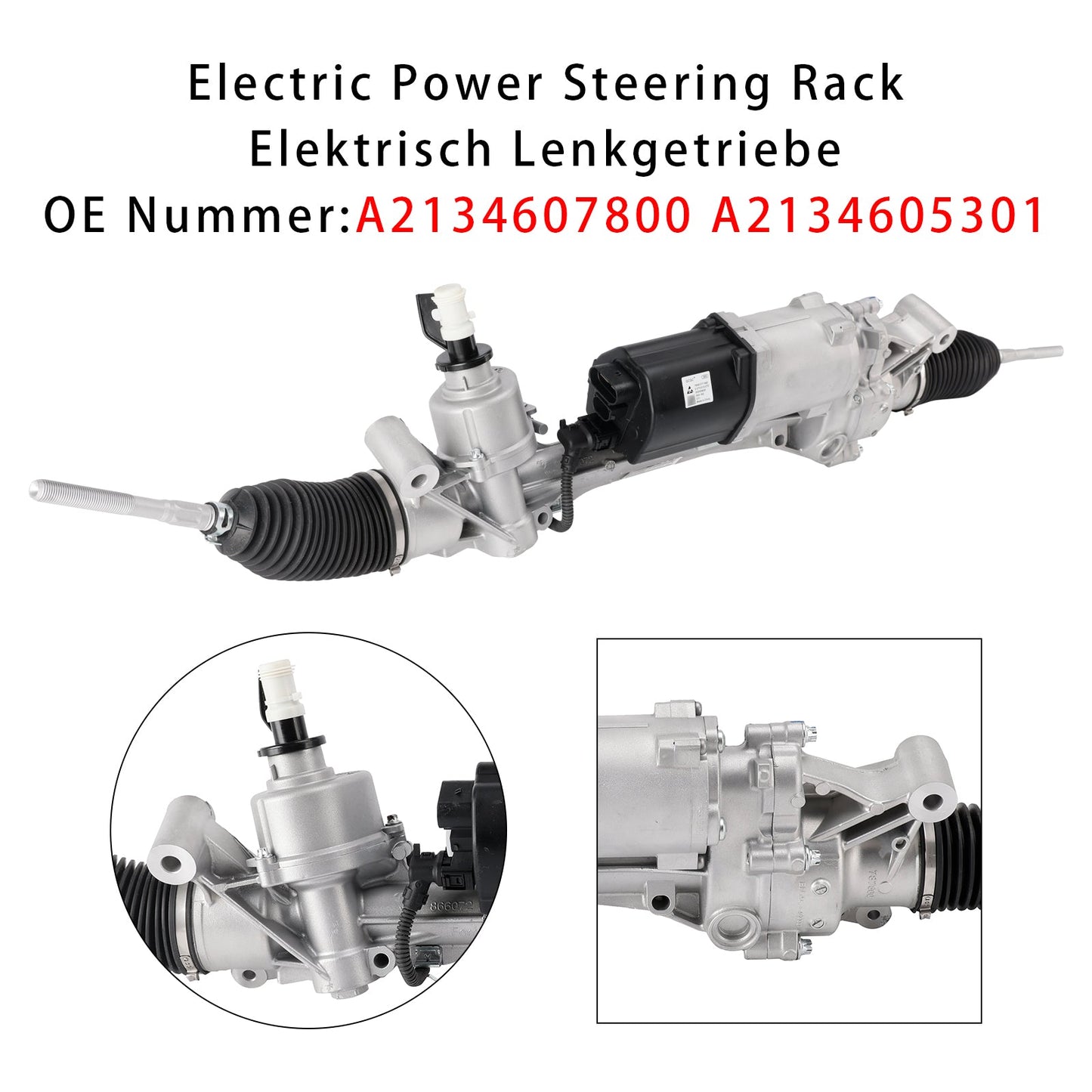 2018/10-2022/12 Mercedes-Benz E-Klasse W213 E 300 De 1950 ccm Electric Power Steering Rack Assembly A2134607800