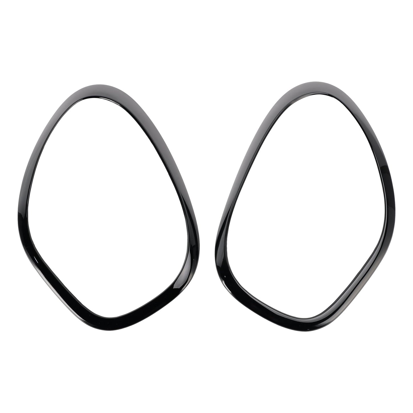 2pcs Gloss Black Headlights Ornamental Ring For Mini Cooper Countryman R60