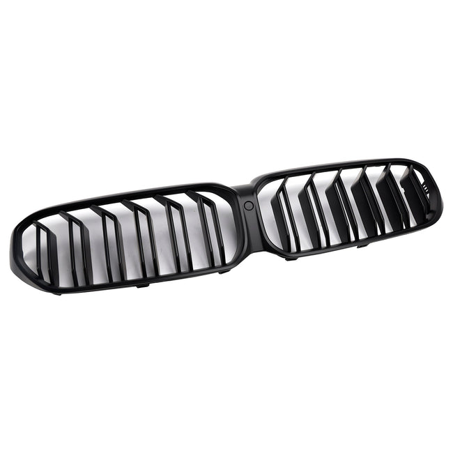 2021-2024 BMW G30 G31 LCI Matte Black Dual Slats Front Kidney Grille