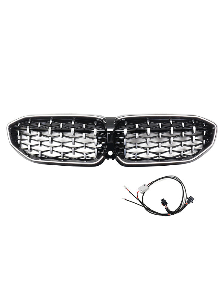 2019-2022 BMW 3 Series G20 Chorme Diamond Kidney Grille Grill 51138072085