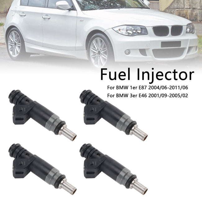 4PCS Fuel Injector 13537506158 Fit BMW 116i 120i 316i 318i 320i X3 Z4 7506158