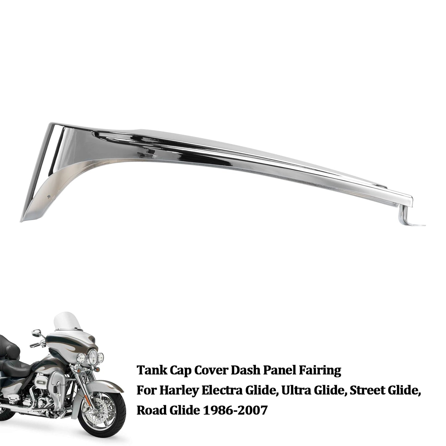 1986-2007 Harley Electra Glide, Ultra Glide, Street Glide, Road Glide Tank Cap Cover Panel Fairing